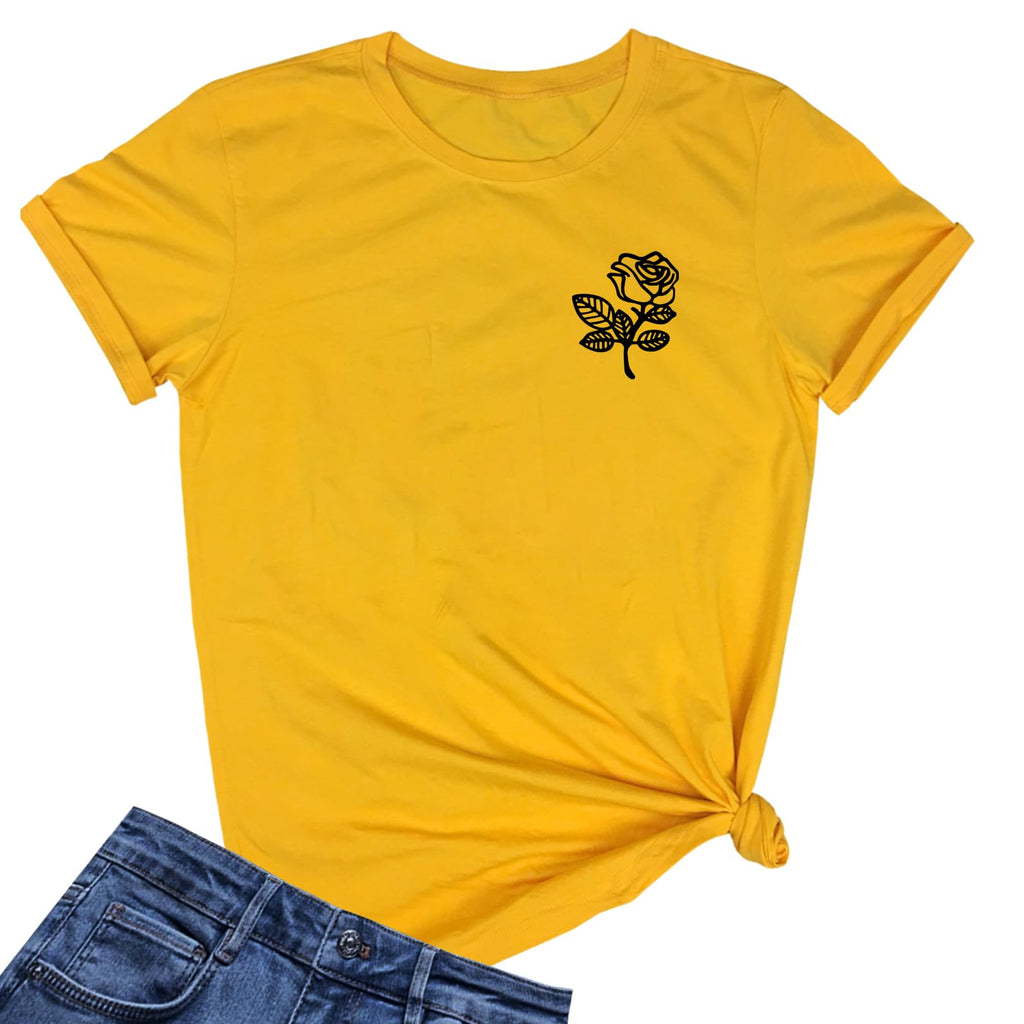 LOOKFACE Women Graphic Tees Cute T Shirts