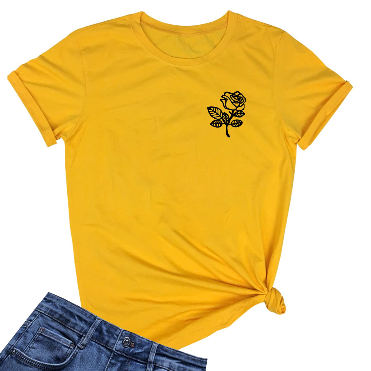 LOOKFACE Women Graphic Tees Cute T Shirts