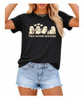 para Normal Activities Teachers Shirts for Women Fall Halloween T-Shirt