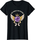 Her Power Is Her Freedom Empowerment Graphic Design T-Shirt