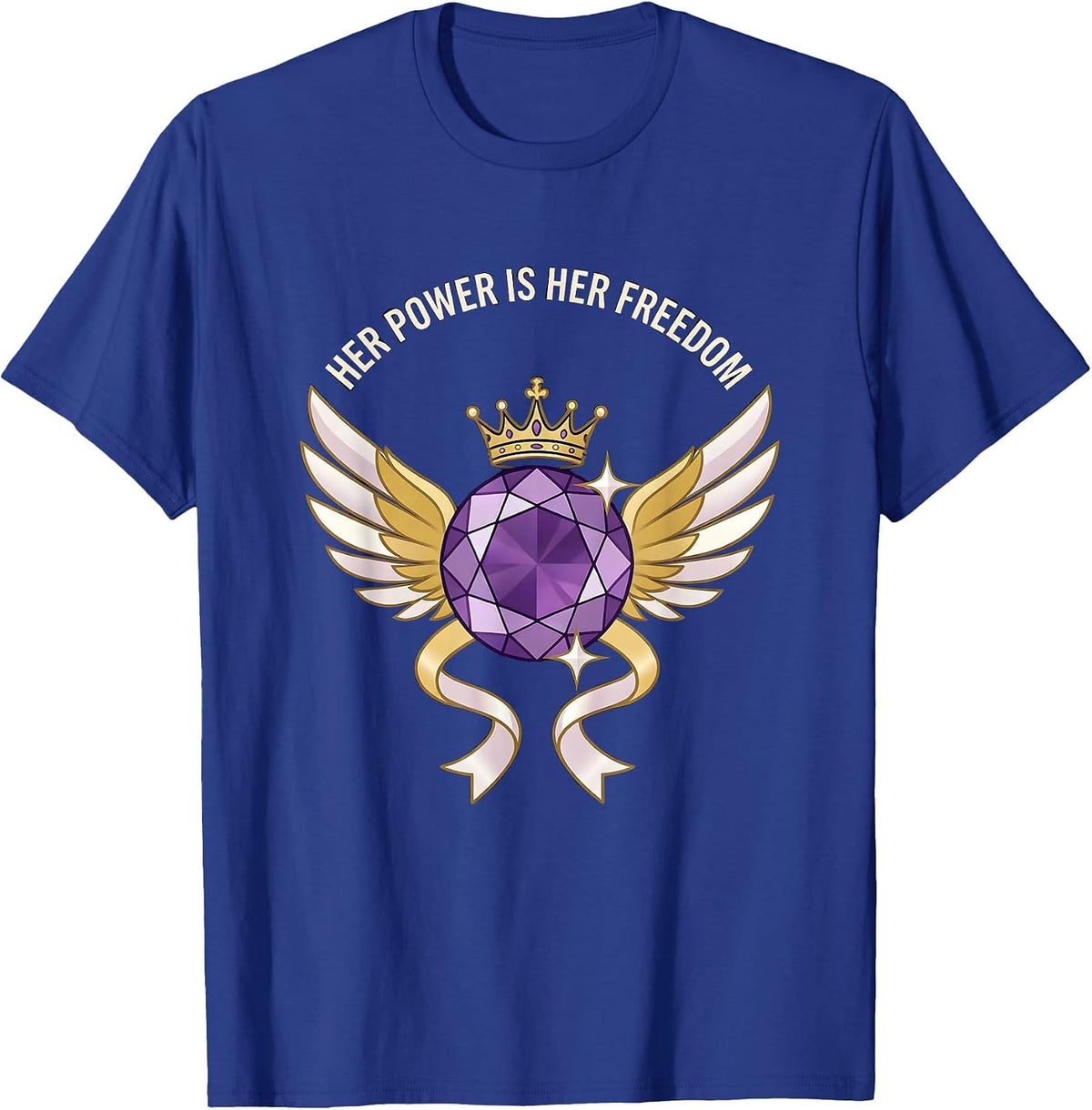 Her Power Is Her Freedom Empowerment Graphic Design T-Shirt