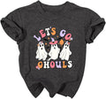 Halloween Shirt Toddler Let's Go Ghouls T-Shirt Boys Girls Ghost Tee Tops