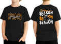 Kids Halloween Shirts Boys Girls Spooky Season Top Funny Ghost Graphic Tee