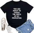 LOOKFACE Women's Graphic Tees You are About Tees