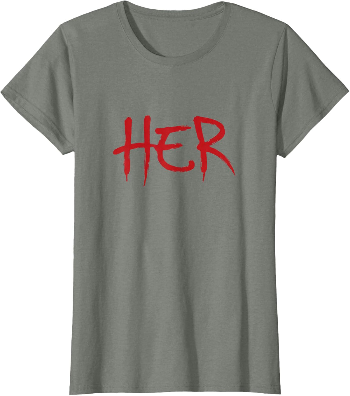 Bold Red Graphic Empowerment Design Women Minimalist Style T-Shirt