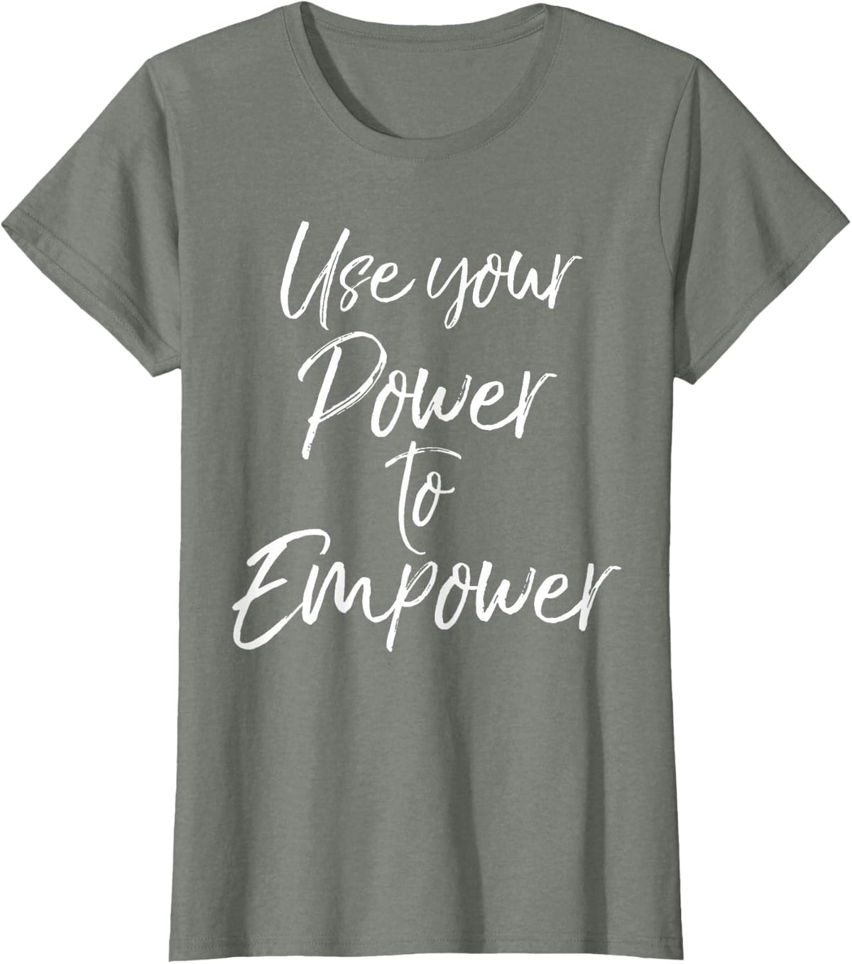 Use Your Power to Empower Shirt for Women Cute Equality Tees T-Shirt