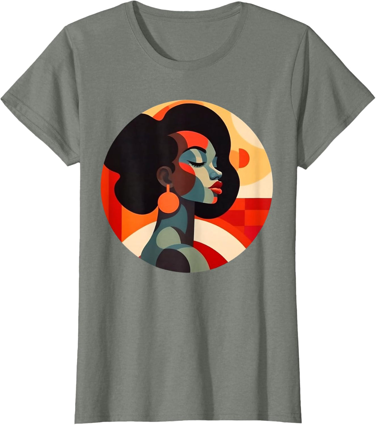 Afrocentric apparel African American designs Black Women T-Shirt