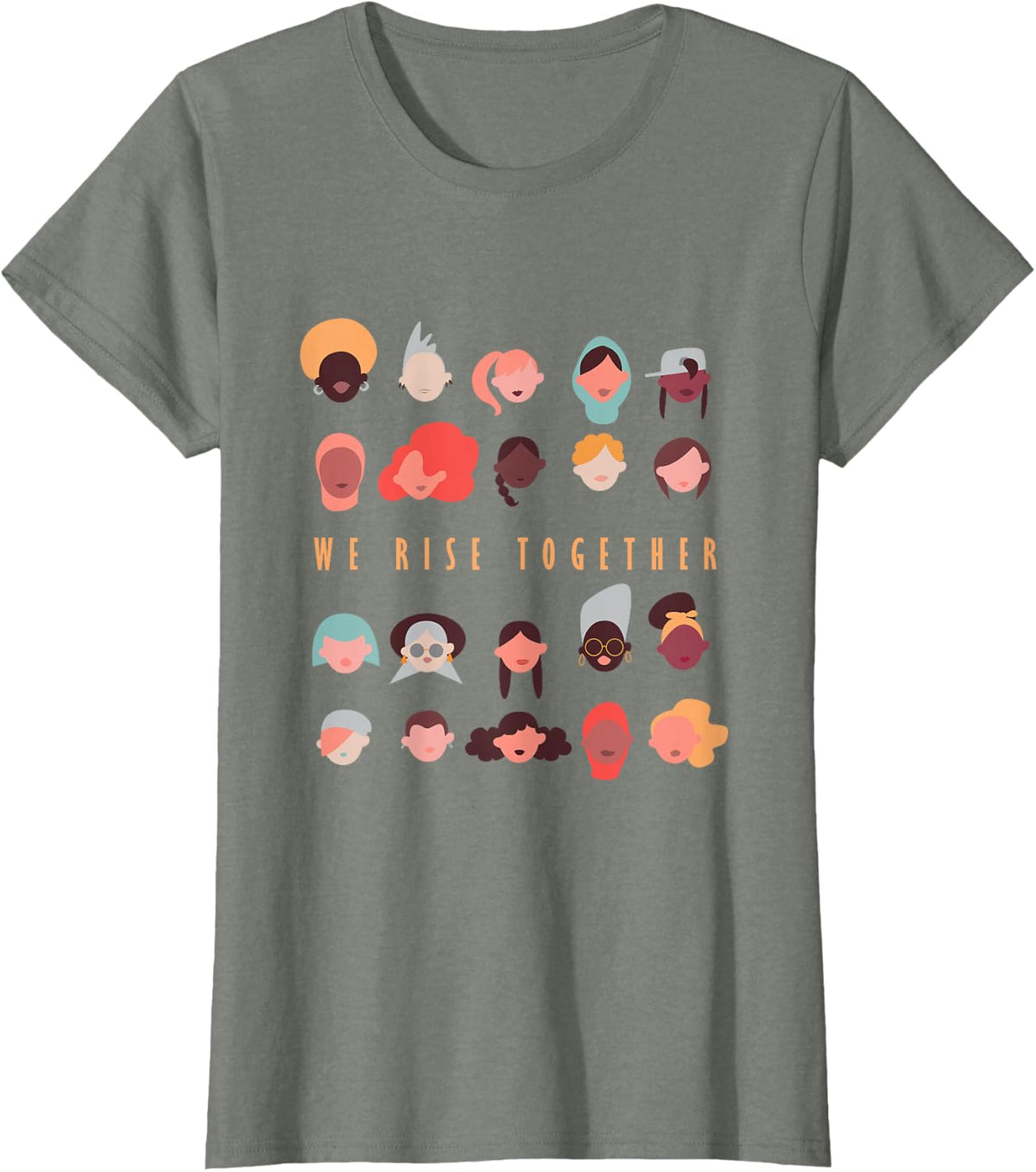 We Rise Together, International Women's Day T-Shirt