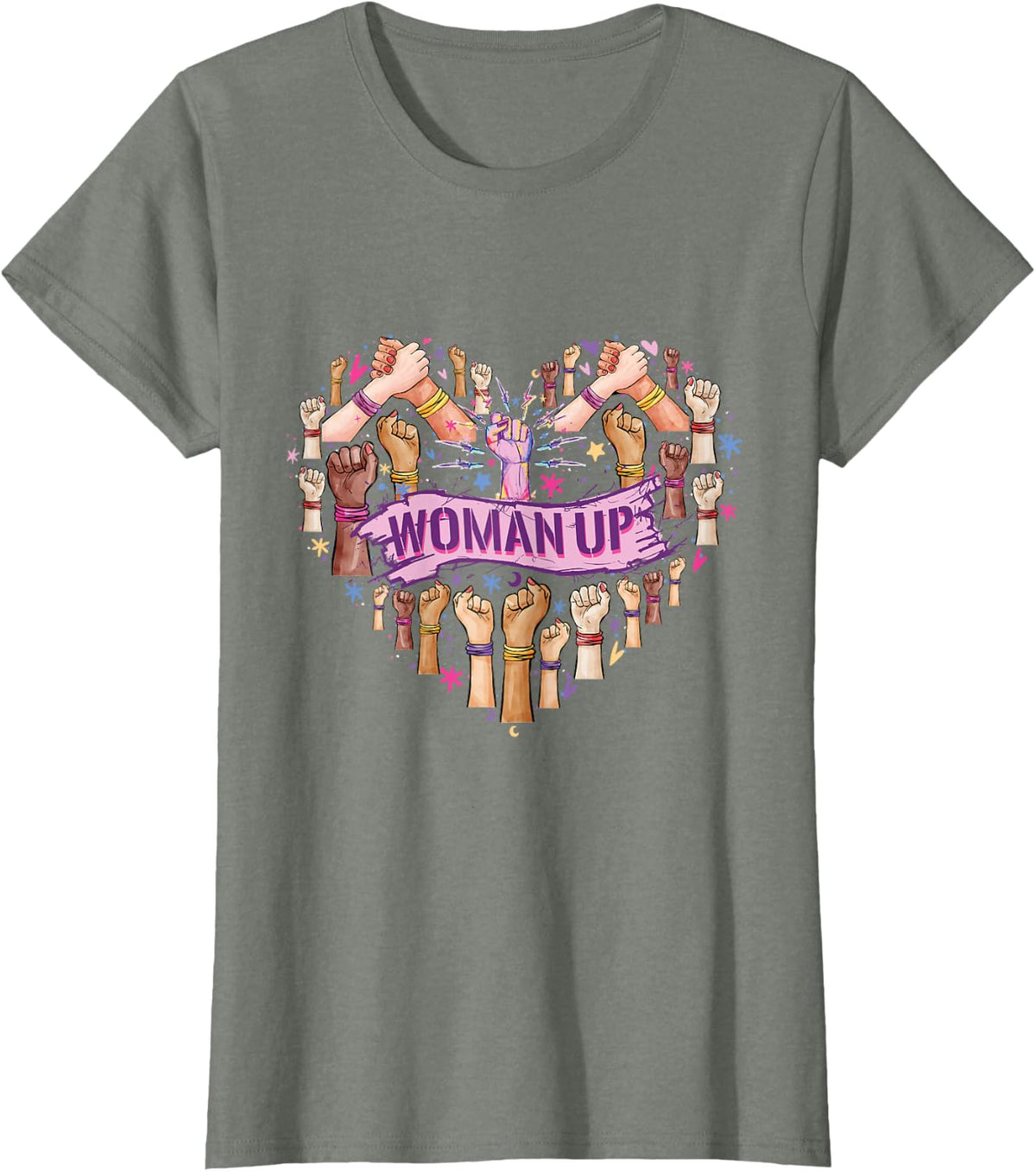 Feminism Feminist Strong Women Empowerment Feminist Heart up T-Shirt