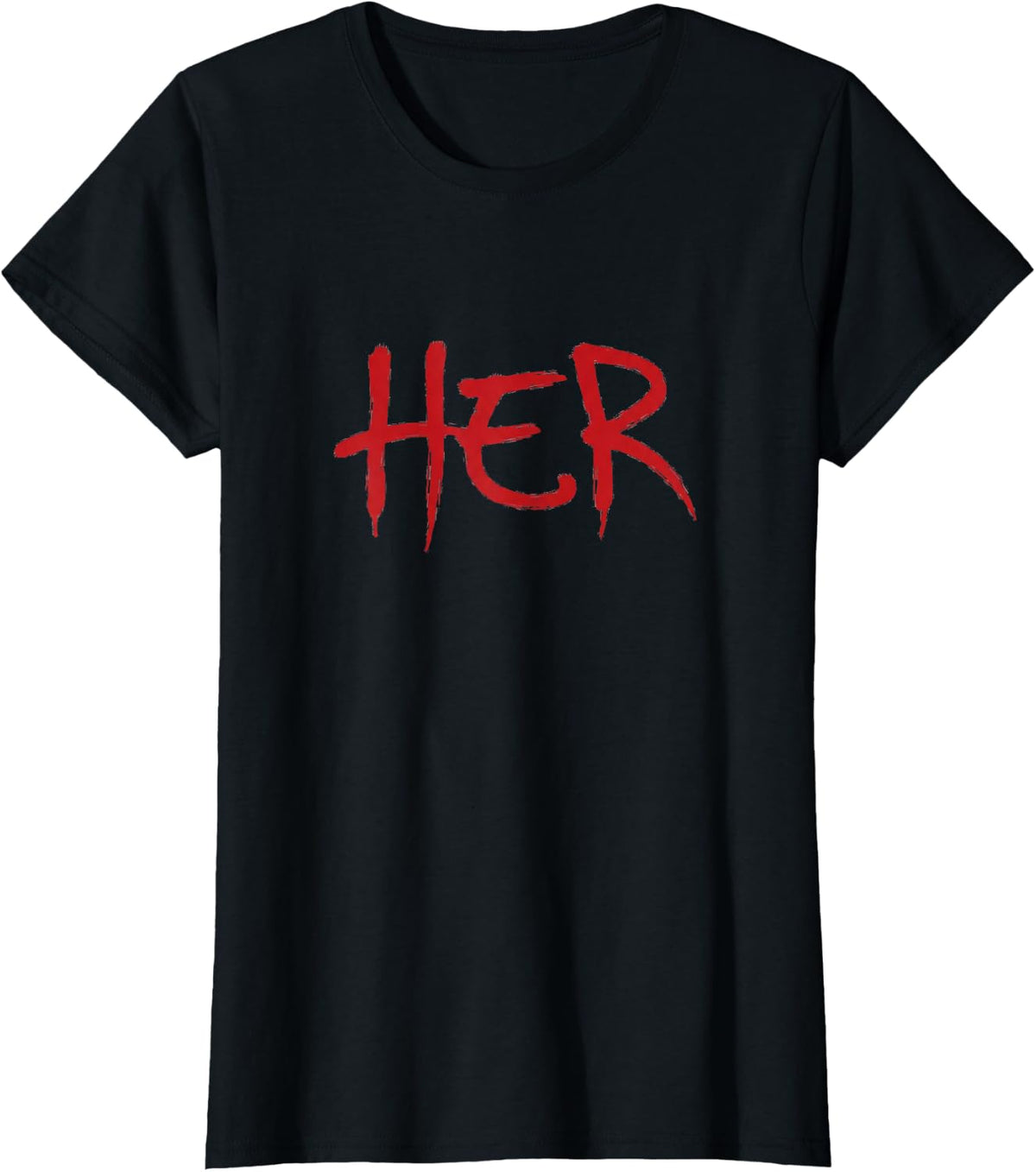 Bold Red Graphic Empowerment Design Women Minimalist Style T-Shirt