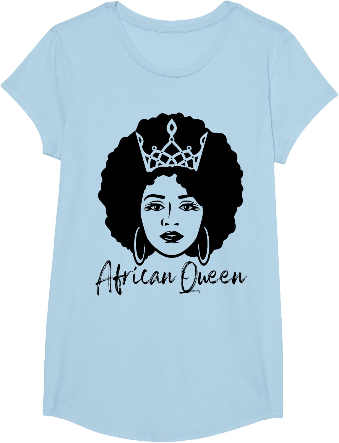 Black History Month African Queen Black Queen Women Girls T-Shirt