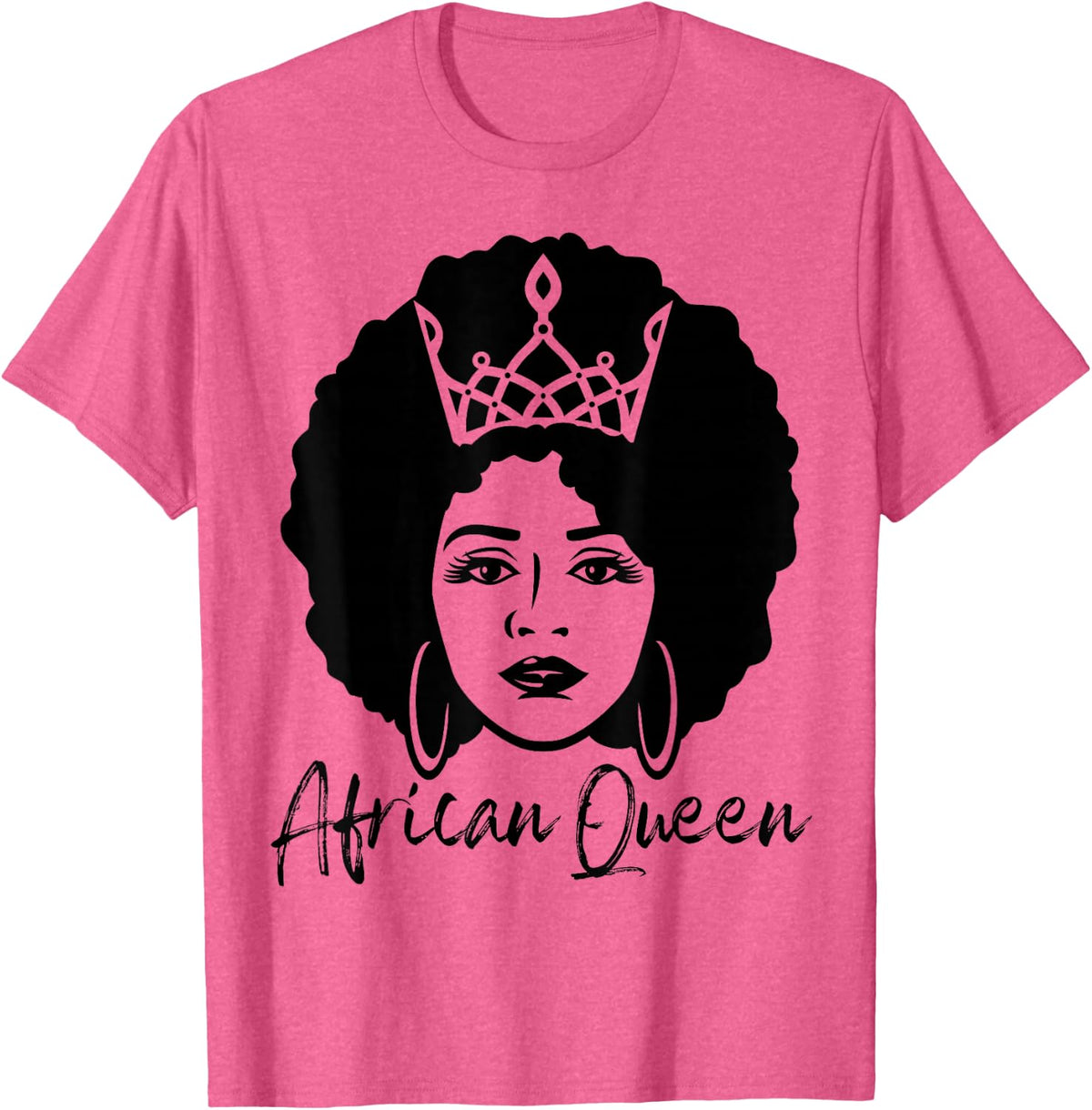 Black History Month African Queen Black Queen Women Girls T-Shirt