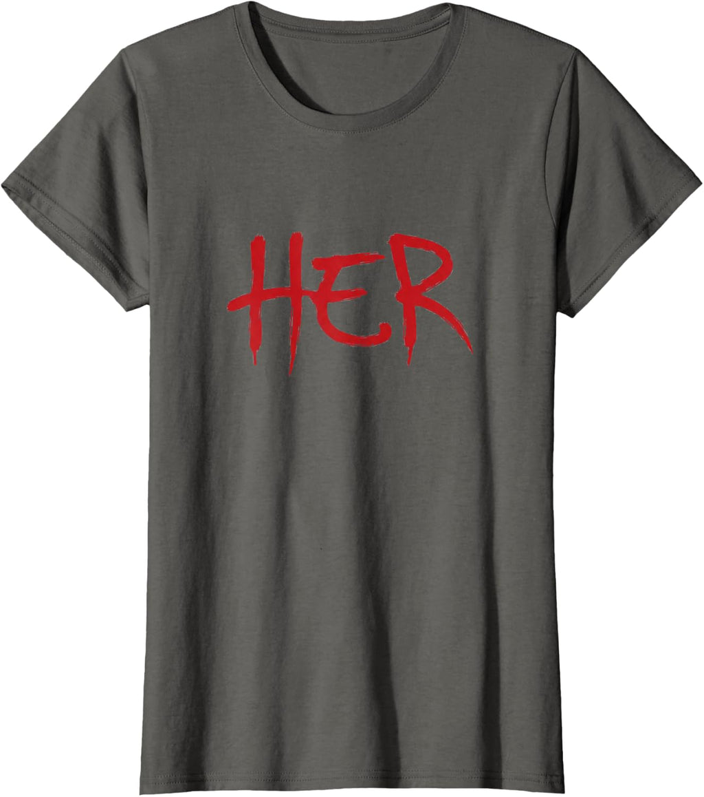Bold Red Graphic Empowerment Design Women Minimalist Style T-Shirt