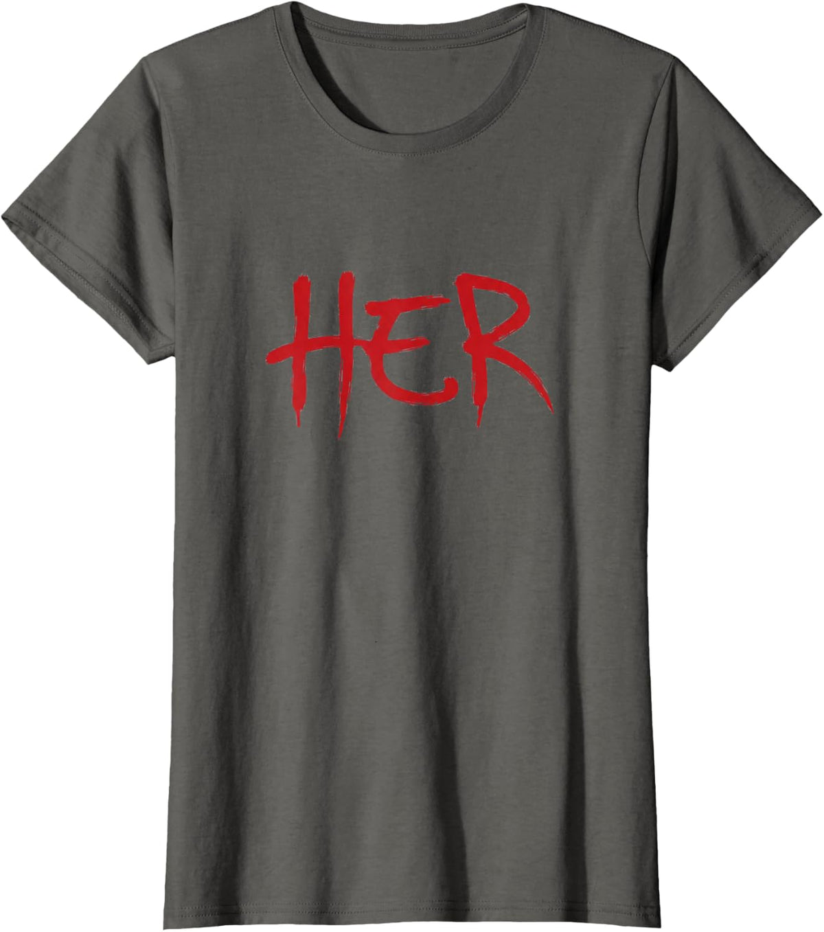 Bold Red Graphic Empowerment Design Women Minimalist Style T-Shirt