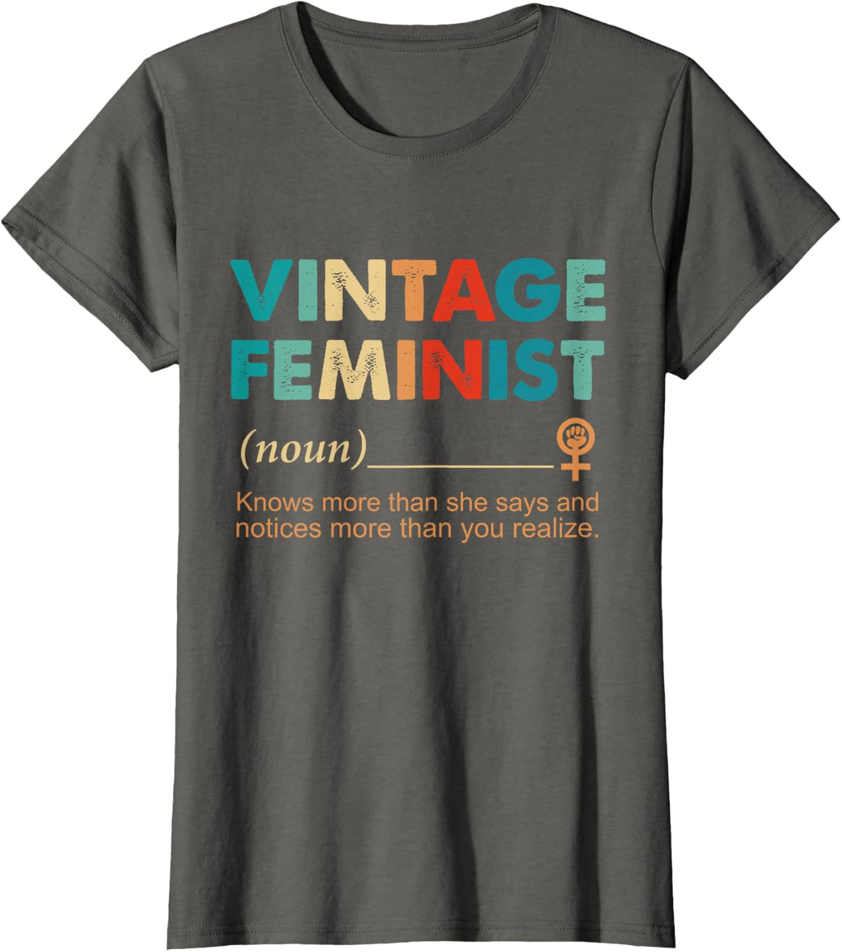 Vintage Feminist Definition Women Empowerment Inspiring T-Shirt