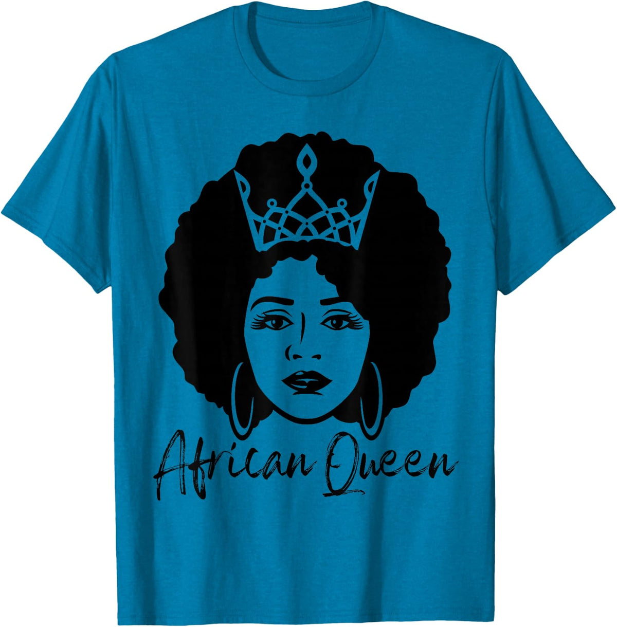 Black History Month African Queen Black Queen Women Girls T-Shirt