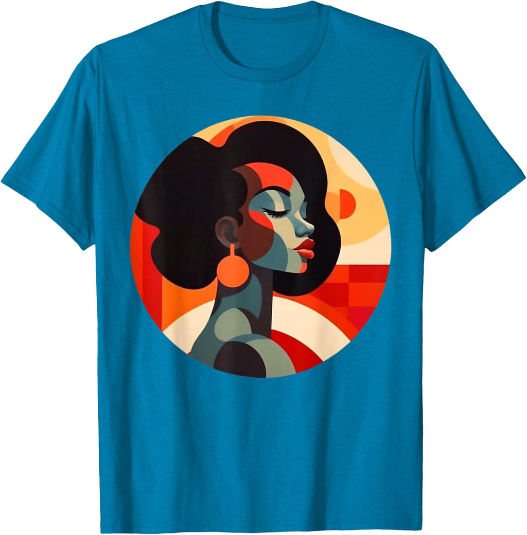 Afrocentric apparel African American designs Black Women T-Shirt