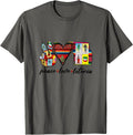 Peace Love Lottery Mexican Bingo Cards Latina Power Mexicana T-Shirt