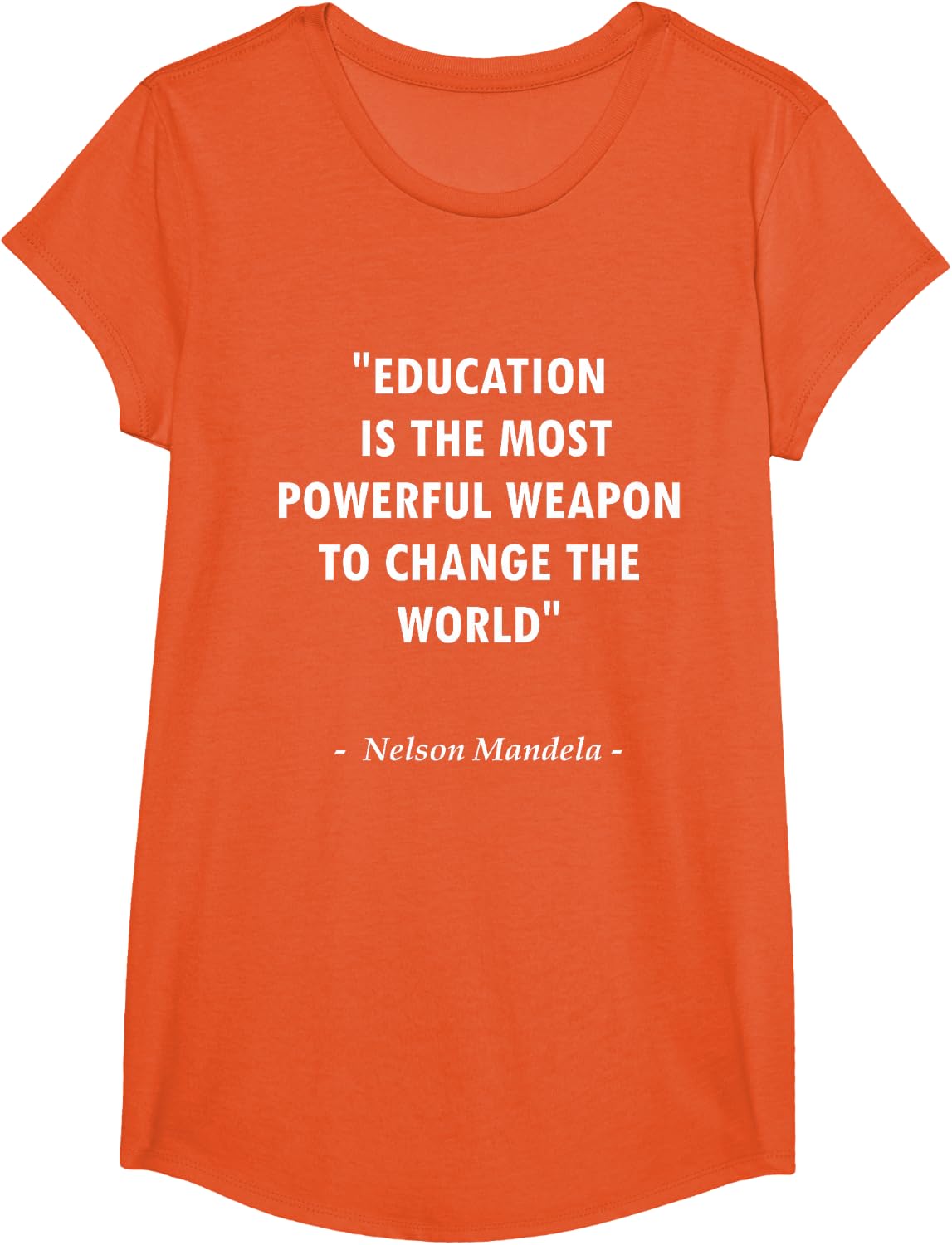 Education Is The Weapon To Change The World Quote Design T-Shirt