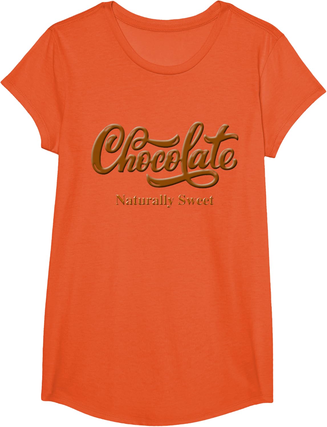 Chocolate Naturally Sweet Tee Proud-Black Woman T-Shirt
