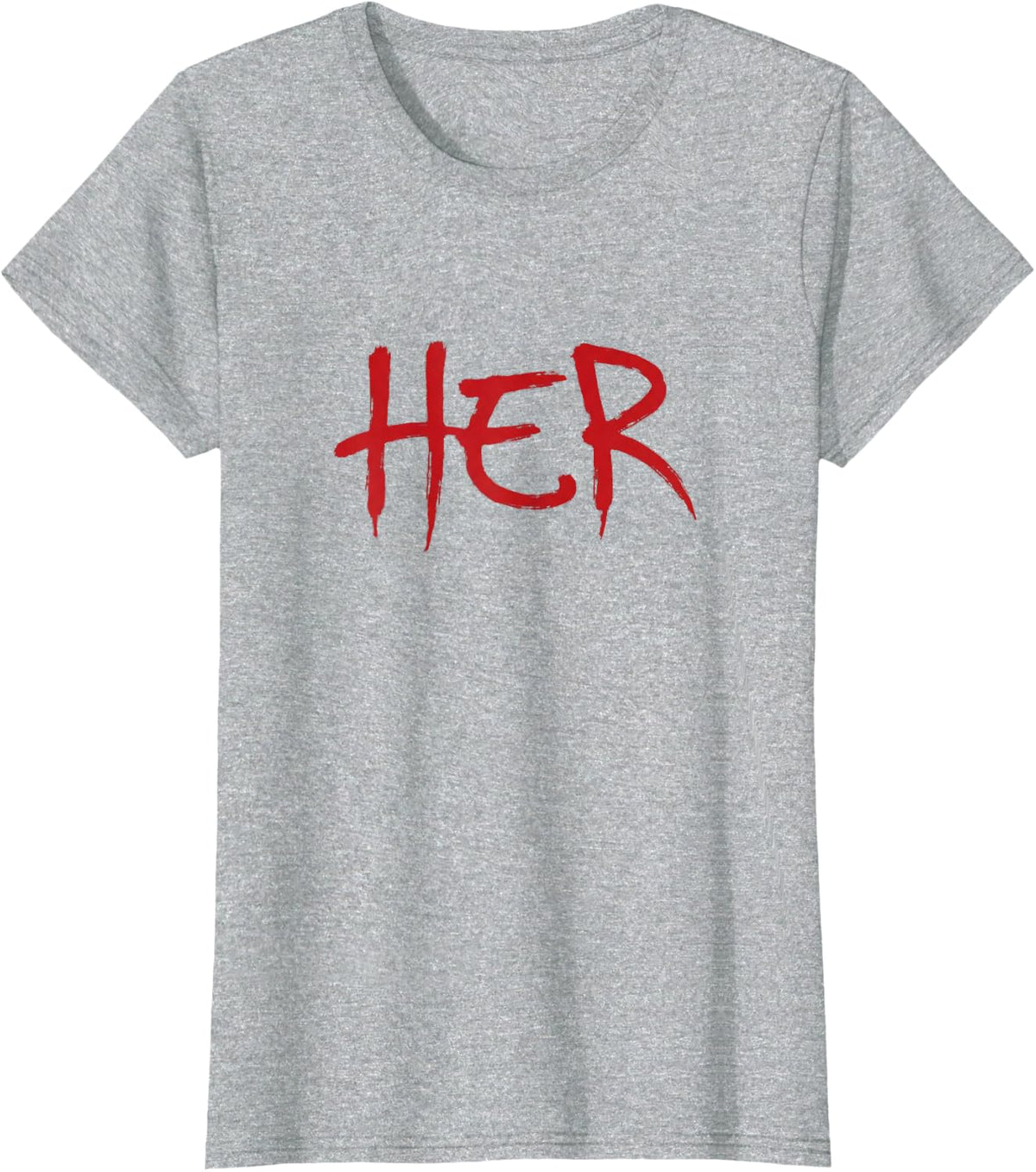 Bold Red Graphic Empowerment Design Women Minimalist Style T-Shirt