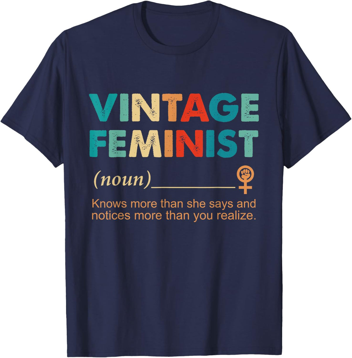 Vintage Feminist Definition Women Empowerment Inspiring T-Shirt