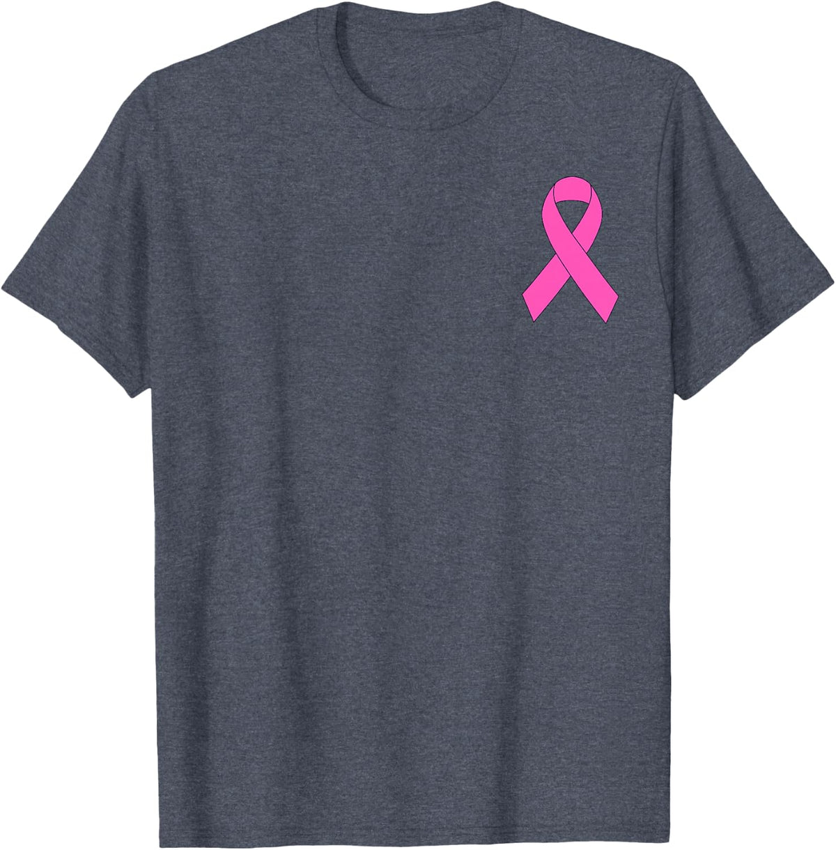 Cute Pink Ribbon Breast Cancer Awareness Women Men Kids T-Shirt Small