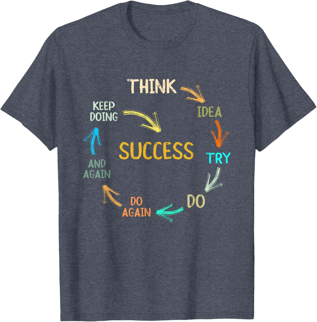 Motivational Quote Motivation Success Inspiration Mindset T-Shirt Small