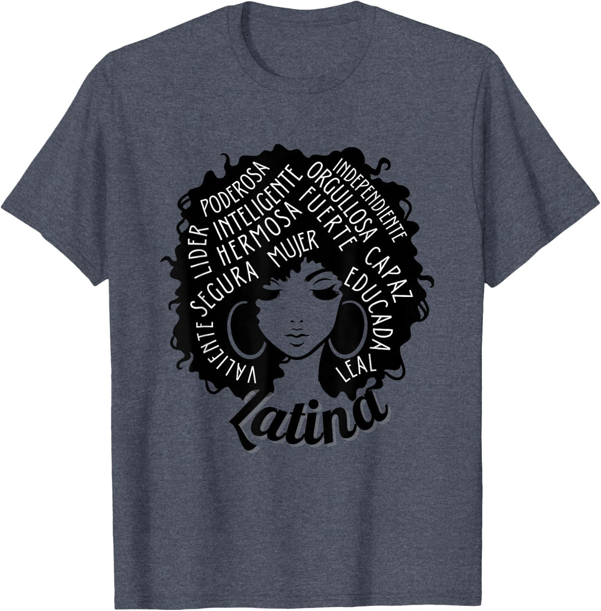 Reina Empowered Latina Poder Latina Pride Hispanic Heritage T-Shirt Small