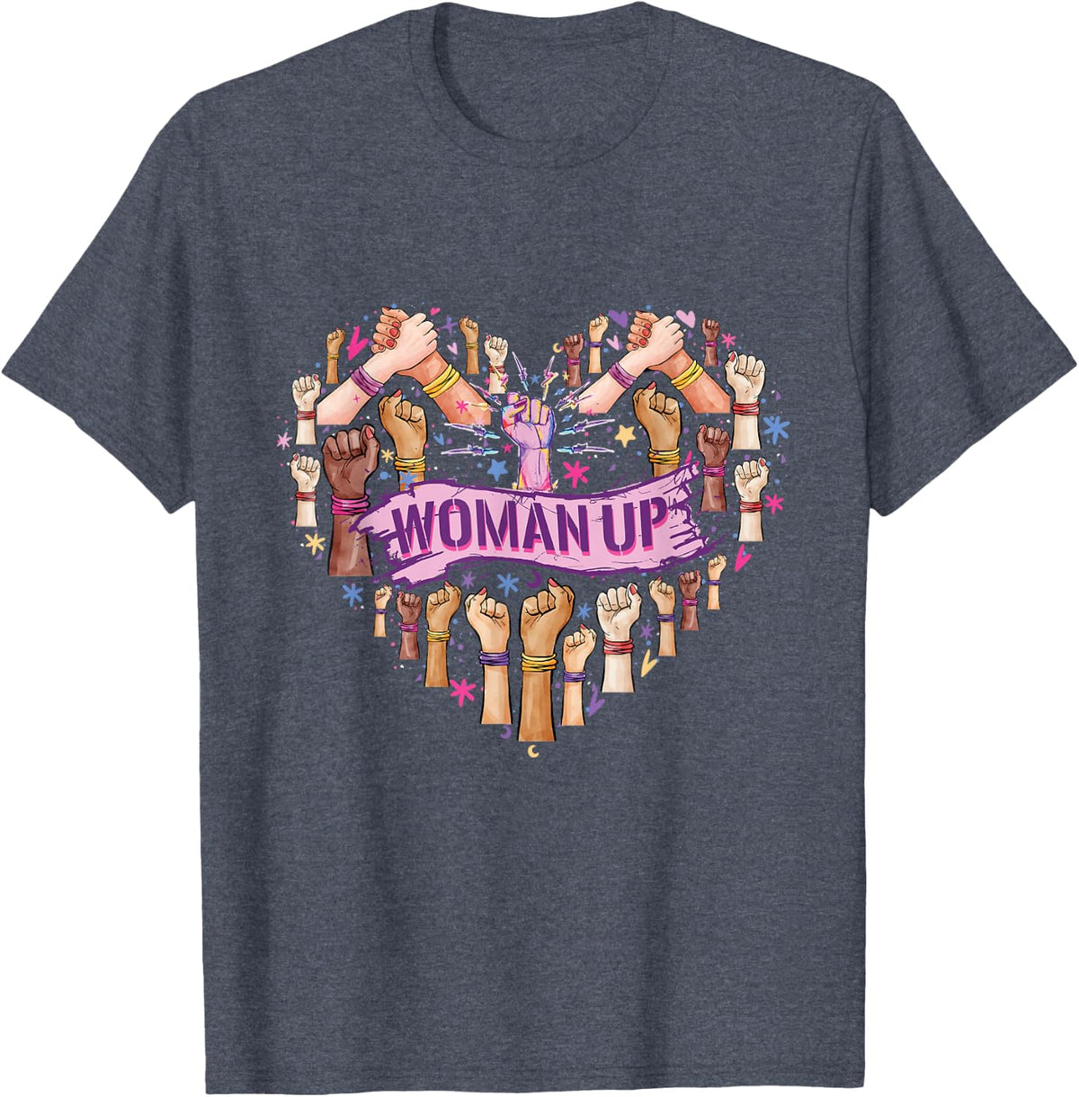 Feminism Feminist Strong Women Empowerment Feminist Heart up T-Shirt