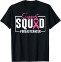 Breast Cancer Warrior Support Squad Breast Cancer Awareness T-Shirt