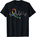 All Cancer Matters Awareness Day Heartbeat T-Shirt Small