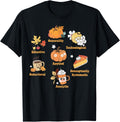 Autumn Fall 7 Dimensions Of Behavior Therapist Aba Therapy T-Shirt