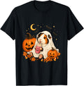 Halloween Cute Guinea Pig Ghost Fall Pumpkin Lover T-Shirt
