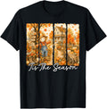 Tis' The Season Autumn Pumpkin Fall Thanksgiving Men Women T-Shirt