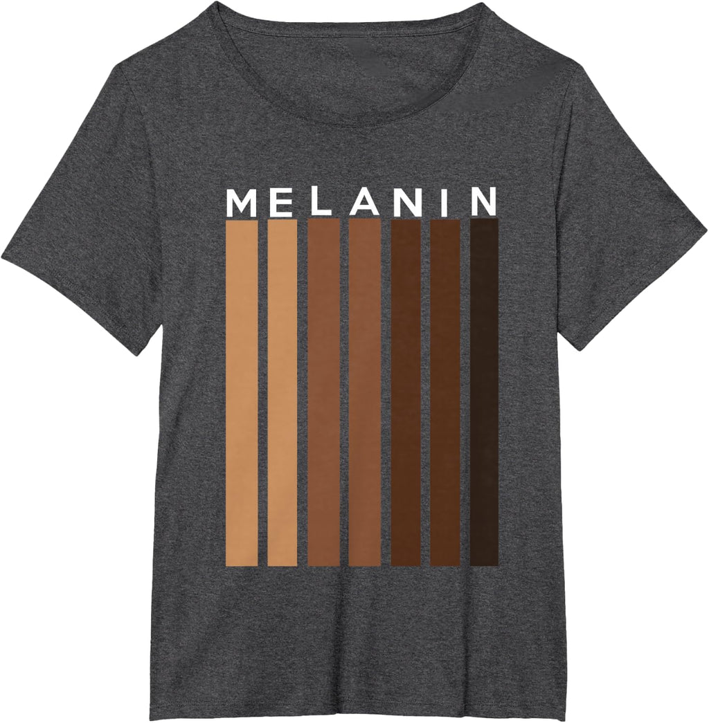 Black Pride Melanin Shirt for Women Men Afro Queens Kings T-Shirt