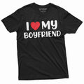 Valentine's day Funny I love my Boyfriend Tee shirt Valentine's gift Funny Shirt Love BF tee